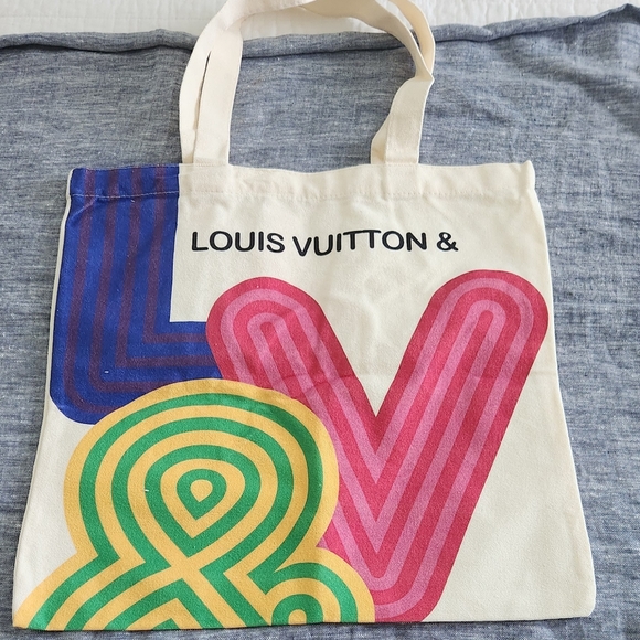 LOUIS VUITTON CANVAS ECO BAG BRAND NEW. ORIGINAL - Picture 1 of 6